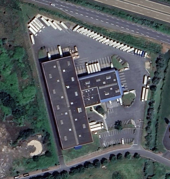 vue aerienne Geodis Rochefort